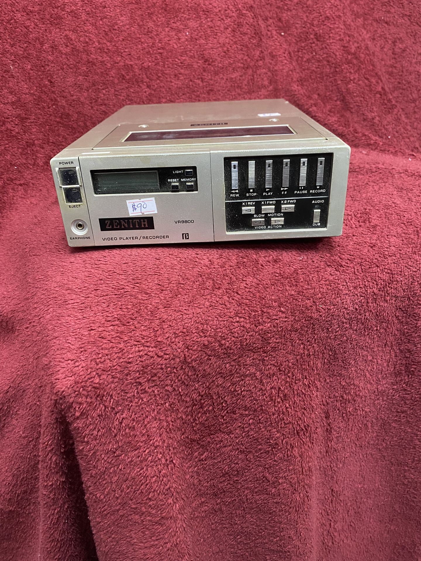 Vintage Zenith Portable Player Betamax