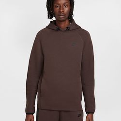 NEW Nike Sportswear Tech Fleece Men’s Pullover Hoodie Brown Size SMALL & MEDIUM AVAILABLE