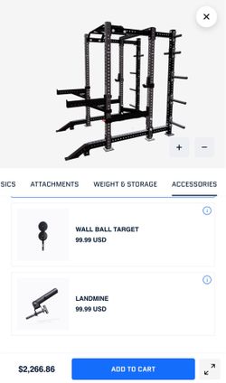 PR-4000 REP WEIGHTS RACK WITH EXTRA ATTACHMENTS