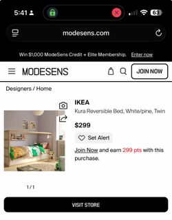 IKEA KURA Bed - Twin Size $50