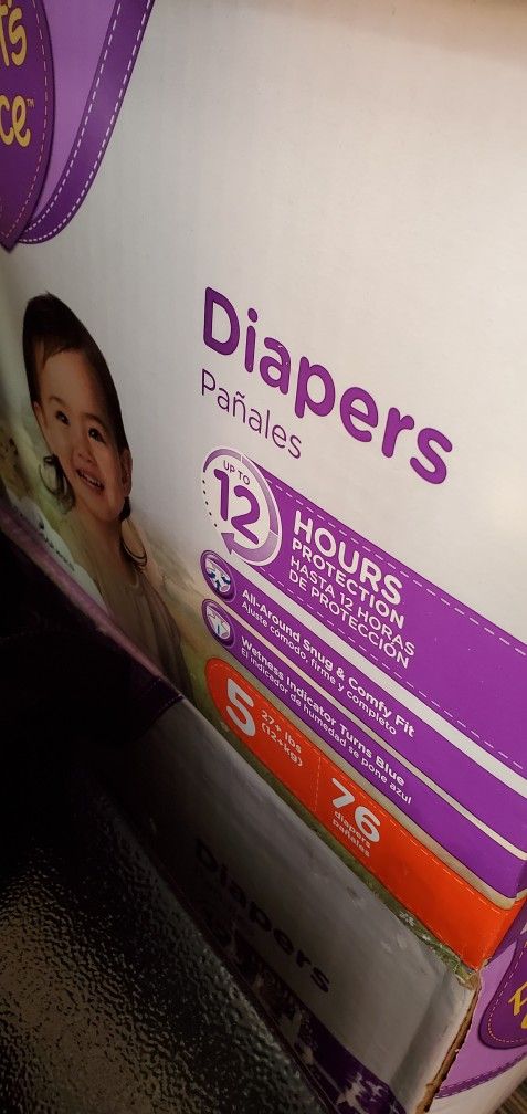 Diapers size 5