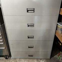 5 Tier File Cabinet