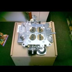 chrome carburetor electric choke 600 CFM vaccuum secondaries