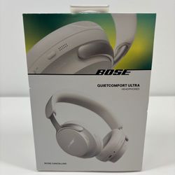 New Bose QuietComfort Ultra Over-Ear Bluetooth Headphones White 880066-0200