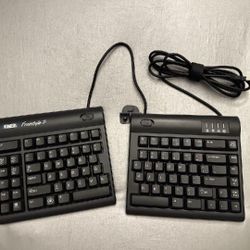 Kinesis Freestyle2 Keyboard - USB, Ergonomic Design, KB800PB-US