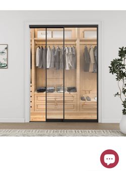 Ark design Aluminum, Black Frame Closet Door