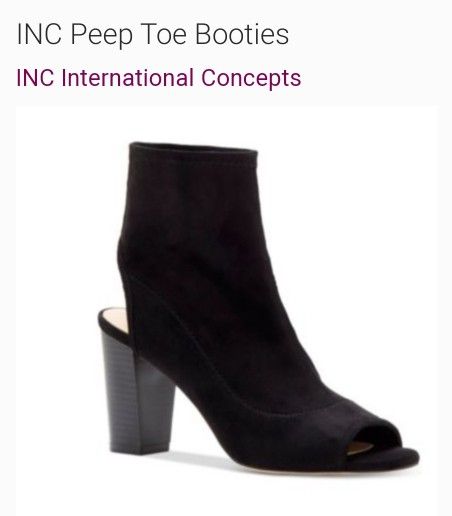 Inc Open Toe Boots