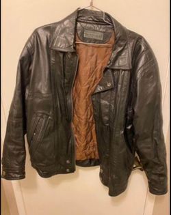 Vintage Leather Brown Black Terminator Style Jacket Fits Like A Medium