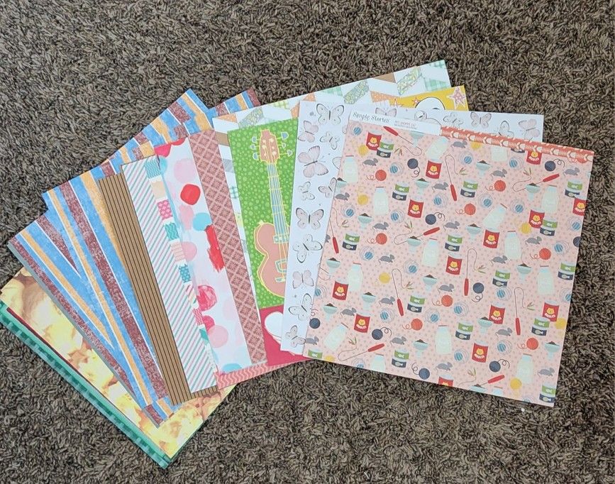 12x12 Scrapbook Paper