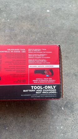 Milwaukee 2822-20 SAWZALL Reciprocating Saw Tool Only