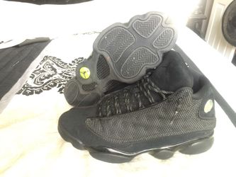 Jordan's 13 black cat anthracite 10.5