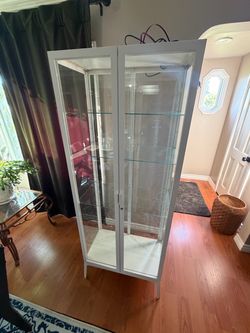 IKEA MILSBO Glass Display / Indoor Greenhouse Cabinet + Humidifier