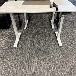 brand new ， Electric Standing Desk Height Adjustable Office Desk with 55” x 27.5” Tabletop Home Office Workstation, White Finish