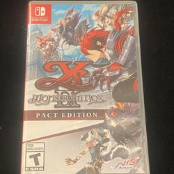 Ys IX: Monstrum Nox Pact Edition - Nintendo Switch Game Cartridge 