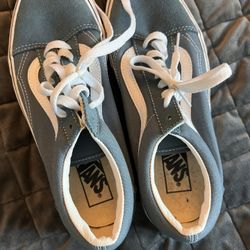 Blue Low Top Vans 