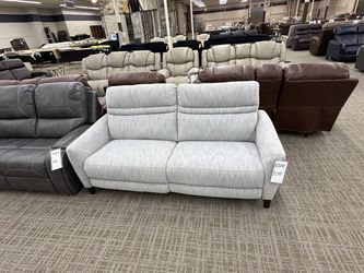 Light Gray Power Reclining Sofa - Light Gray | Couch | Living Room Couch