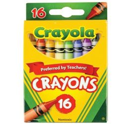 Crayola Crayons 16 Count School Supplies Classic Colors


