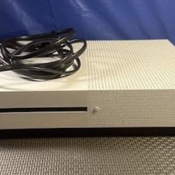 Xbox One S Console, Wires, And Games