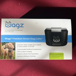 Wagz Freedom Smart Dog Customizable Geo-Fence Collar 51-0008 Black