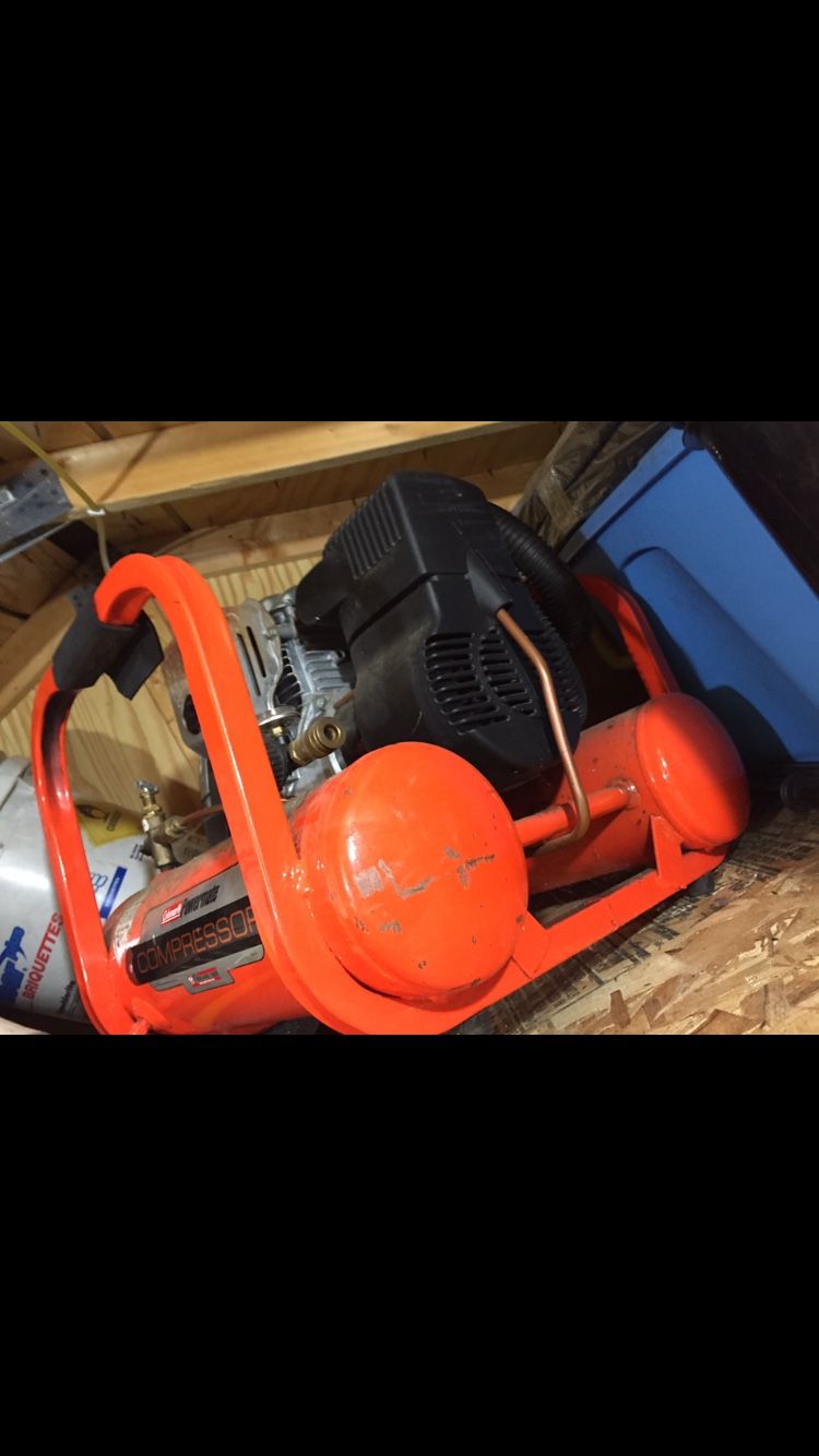 Coleman gas air compressor