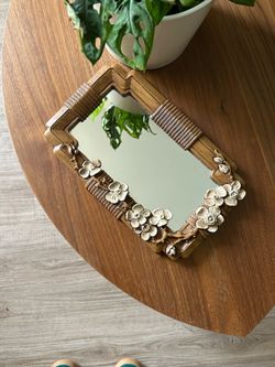 Vintage Homco Small Wall Mirror