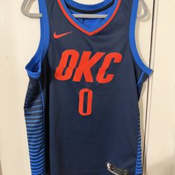 Nike Swingman Oklahoma City Thunder Russel Westbrook Jersey Size L 
