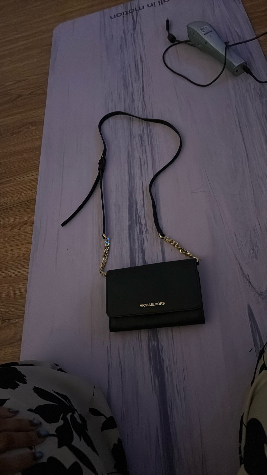 Black & Gold Michael Kors Purse