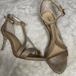 sparkly gold heels womens size 6.5, gianni bini brand