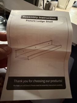 Set of (4) picture ledges