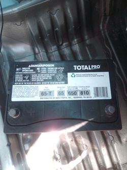 Total pro car battery