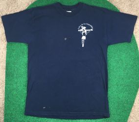 Vintage Señor de los Imposibles Blue T-Shirt San Ignacio C. Gordo Mexico Large