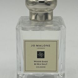 Jo Malone London Wood Sage & Sea Salt Cologne 1.7 Fl. oz. 50 Ml. About 95% Full Authentic.