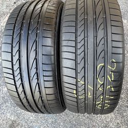 Set of 2 nice Bridgestone POTENZA 235/40/19 ( We install & balance )