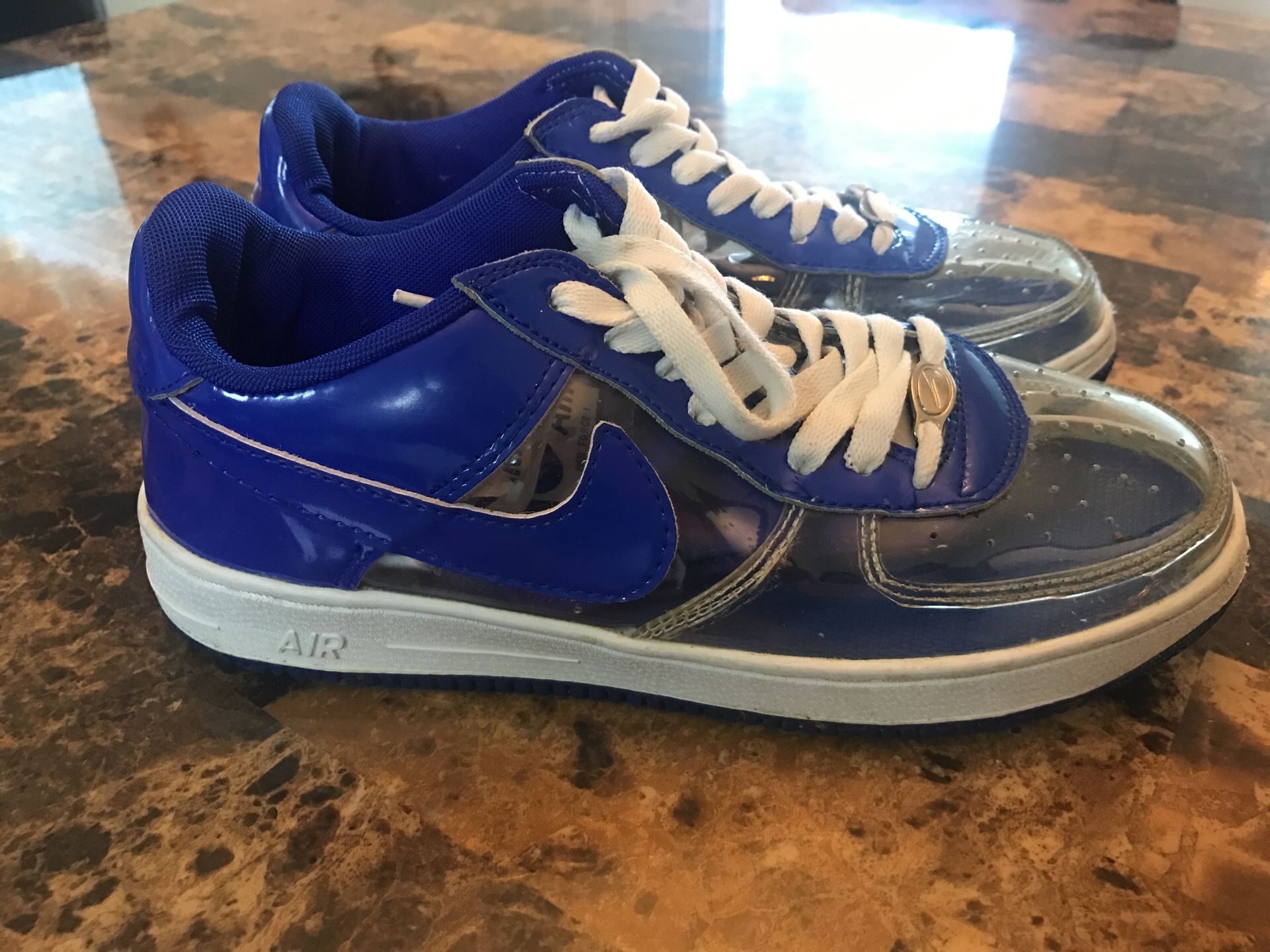 Clear air force 1 Nike boys 7
