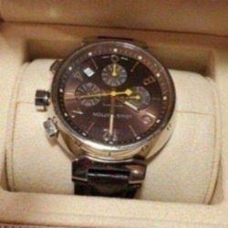 Men's Pre-Owned Louis Vuitton Automatic Wristwatch