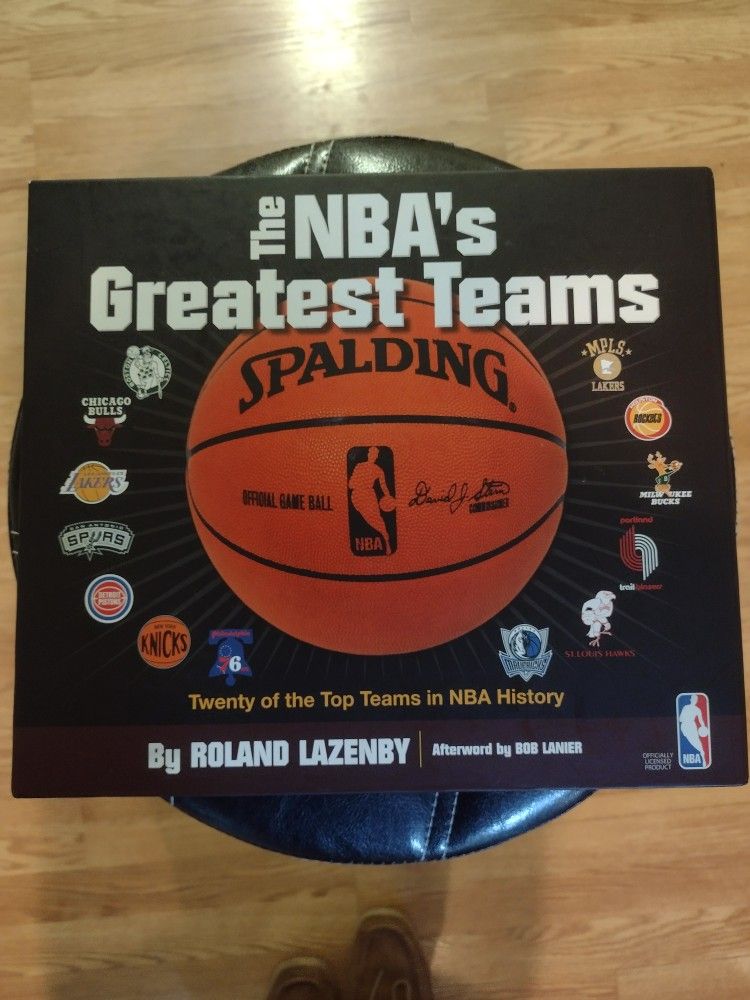 NBA's Greatest Teams Book - Like New - Has All Inserts