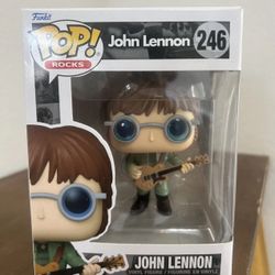 Funko Pop! Rocks! Vinyl: John Lennon #246 (2021) Music Fast Shipping