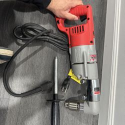 Corded 7 Amp Angle Drill 