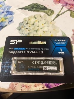 Silicon power 1TB NVMe M.2 PCIe Gen3x4 2280 SSD