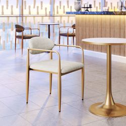 Zens Gray Dining Chair (Set of 2) Quill