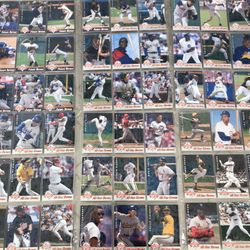 Complete Set of 1992 Upper Deck All-Star Fan Fest Baseball Cards (1-54)
