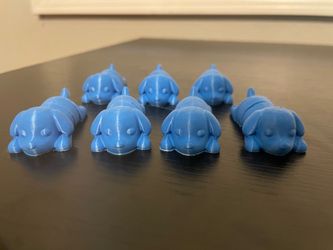 3-D printed dogs keychain fidget