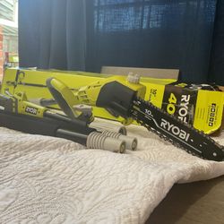 Ryobi 40v Cordless Pole Saw Kit With 40v BATTERY 