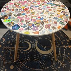Custom Sticker Art Dining Set