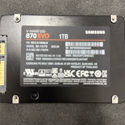 Samsung 870 EVO Series 1 TB 2.5Inch SATA III Internal SSD MZ-77E1T0