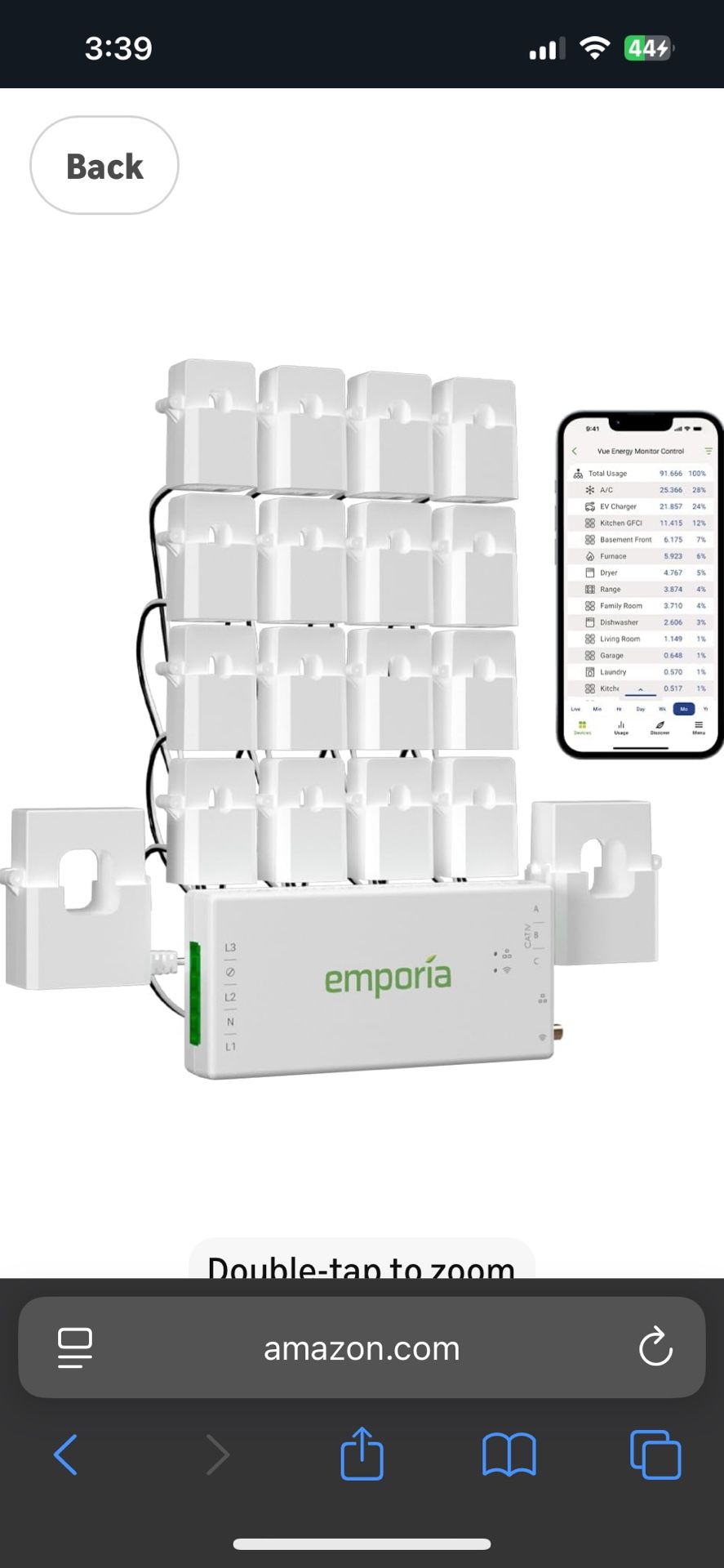 Emporia Vue 3 Home Energy Monitor (16 Circuit)
