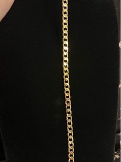 6mm Cuban link gold bracelet