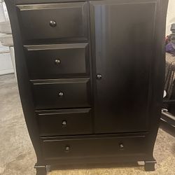 Black Dresser/Changing Table/ Children’s Armoire 