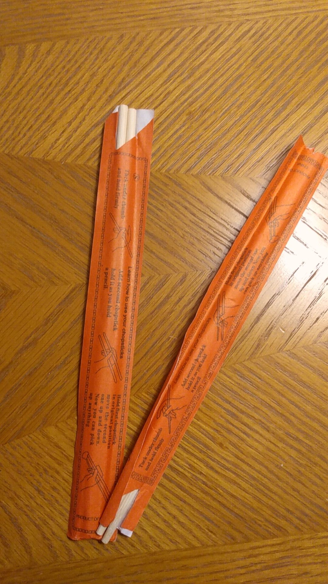 Two sets of chopsticks