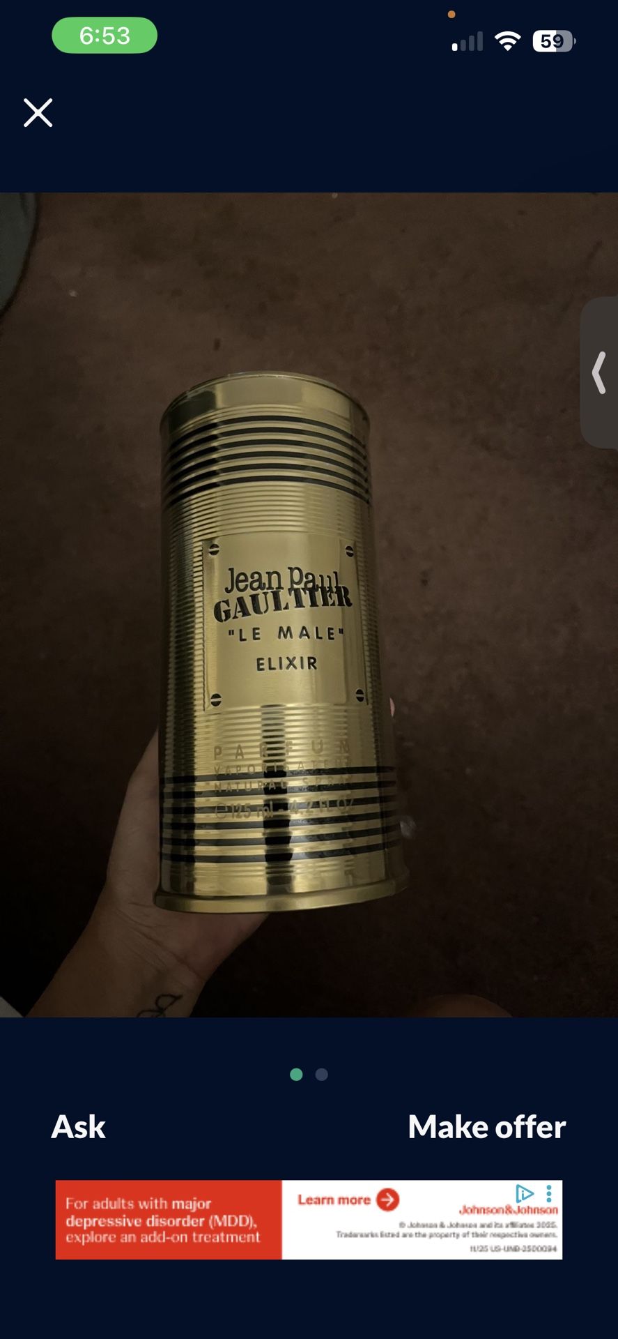 JPG “Le Male” Elixir  - 125 ml/4.2 oz